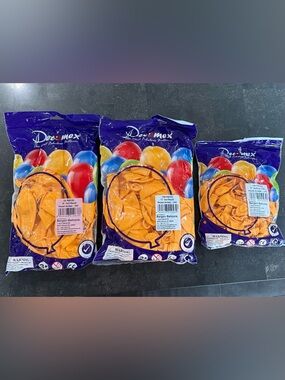 Decomex Pastel Amber Balloons 18” 12” 5”